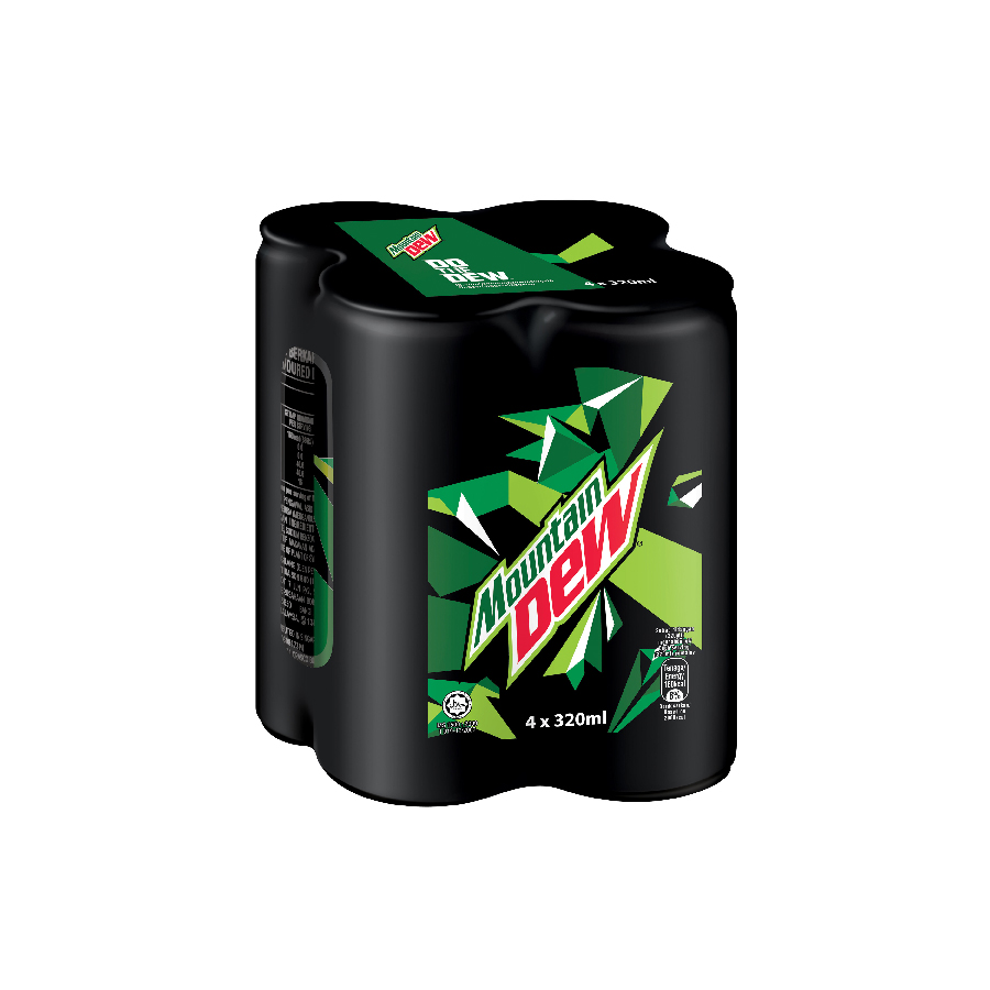 Mountain Dew 320ml 4s