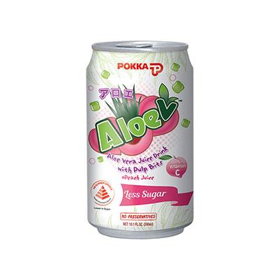 Aloe V Peach Less Sugar 300ml