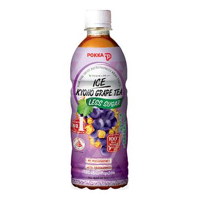 Ice Kyoho Grape Tea Less Sugar 500ml