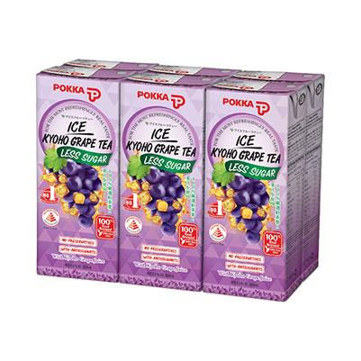 Ice Kyoho Grape Tea Less Sugar 250ml x 6s