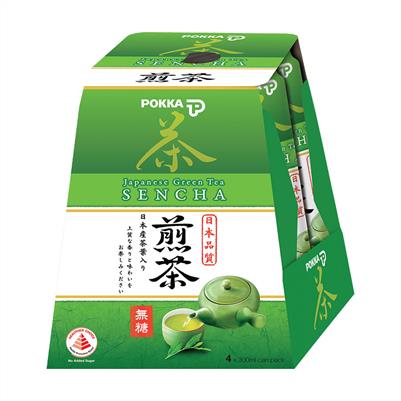 Sencha Japanese Green Tea No Sugar 300ml x 4s