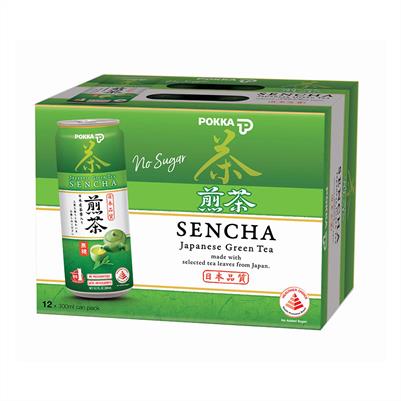 Sencha Japanese Green Tea No Sugar 300ml x 12s